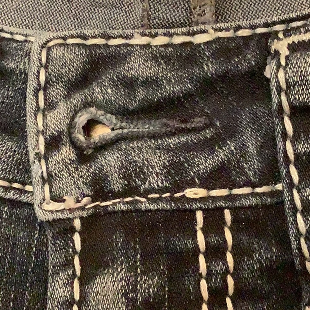 Silver Aiko Lo Rise Bootcut Jeans, 28W 31L - Picture 7 of 15